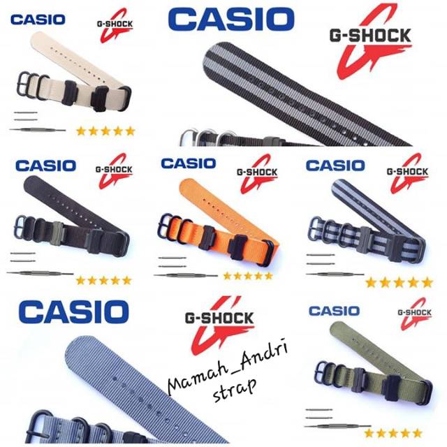 Nylon Zulu Watch Strap G-Shock Nato Adapter Adaptor