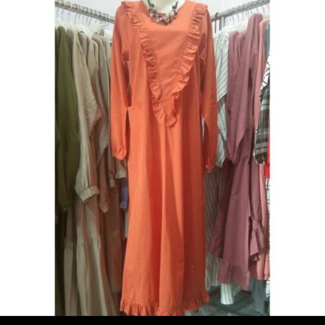 Tunik Renda Orange