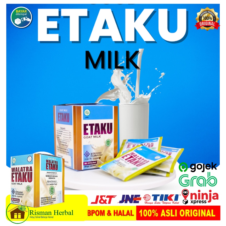 

Walatra Etaku Goat Milk Susu Kambing Bubuk Untuk Menjaga Kesehatan Suplemen Penambah Imunitas Tubuh 100% ASLI