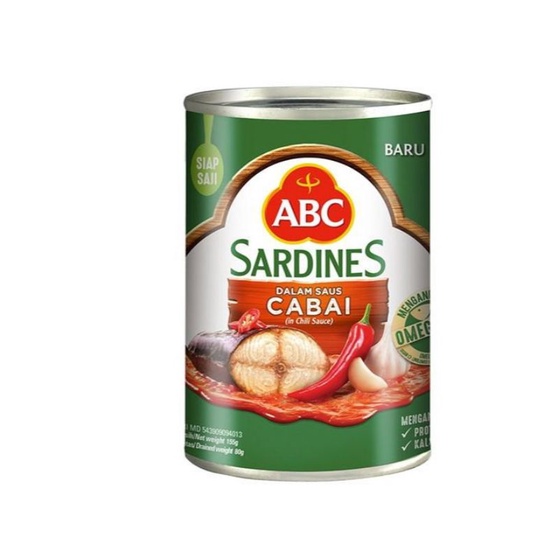 

sarden ABC 155 gram sarden kaleng