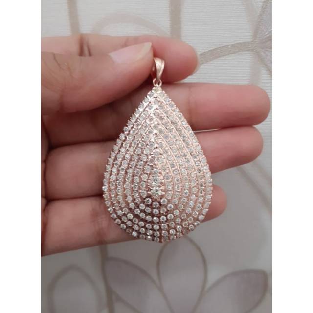 berlian medan liontin labu