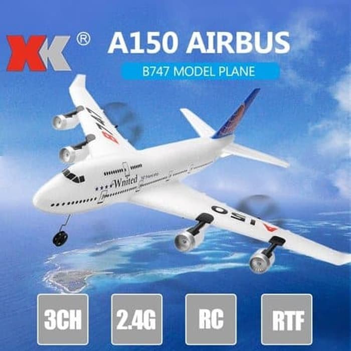 Promo WL XK A150 RC Plane Aeromodelling RTF Pesawat Terbang RC