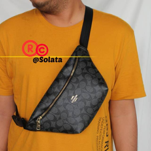 Tas Slempang Coach Pria Wanita - Waistbag Coach Pria Wanita - Handbag Coach Import