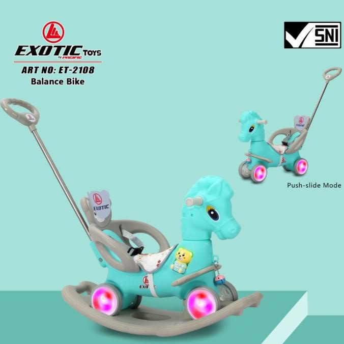 Mainan kuda kudaan anak Exotic ET 2108 / 2110(Ride On)