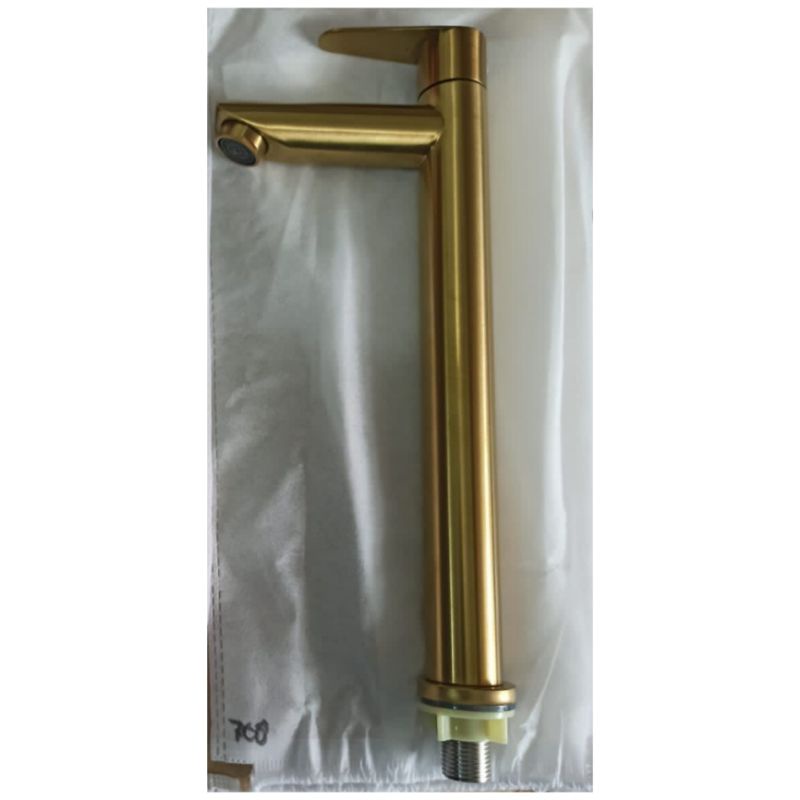 Kran wastafel Gold keran stainless sus 304 Lavatory Pohon tinggi warna emas