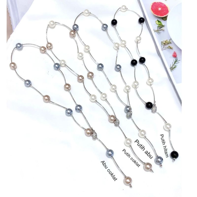 Kalung etnik Fashion import mutiara pearl 003 Bahan bagus tidak mudah berkarat