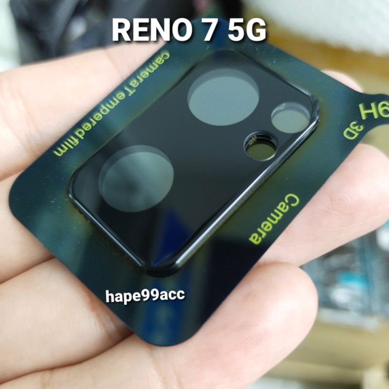 Reno 7 Z 5G Reno 7 5G tempered glass camera anti gores kamera 3D Black