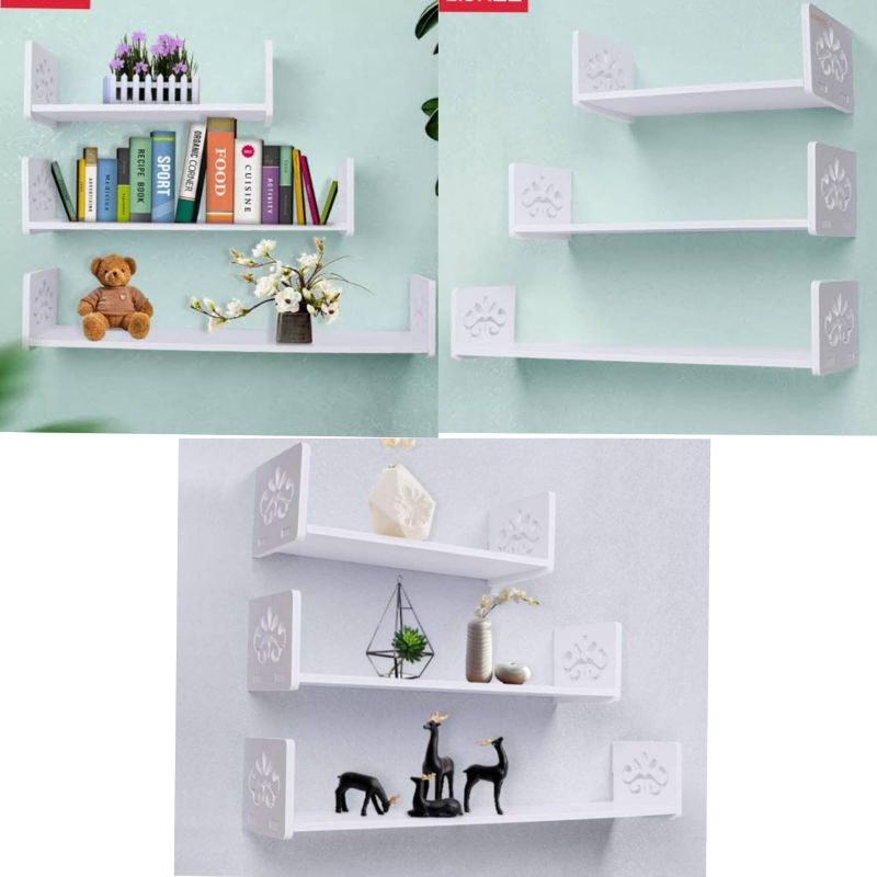 Perabot Rumah Tangga Perlengkapan Rumah Rak Vintage 3 susun