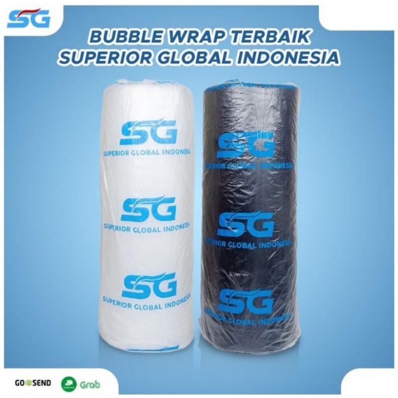 

plastik bungkus kemasan bubble wrap 1 roll hitam 120cmx50cm - hitam