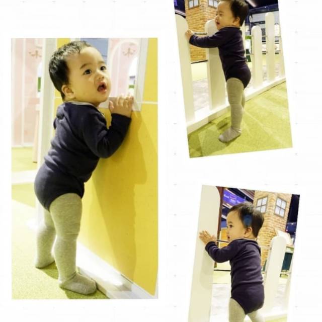 Legging Bayi Polos Tutup Kaki Popiko Baby Celana Leging Putih Hitam Abu Pink Navy Krem 0 6 12 Bulan