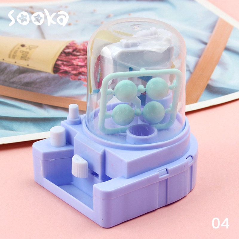 SOOKA Mini Claw Candy Crane Ball Mesin Capit Bola  Mainan Edukasi Mesin Capit Mini Untuk Anak Laki-Laki / Perempuan SK-GDA1081