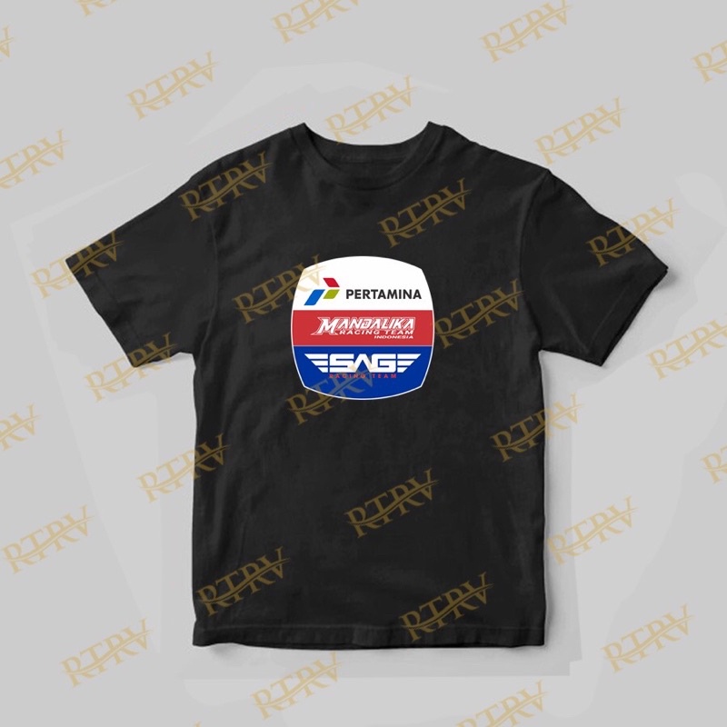Baju kaos anak anak mandalika cirkuit pertamina sag racing team