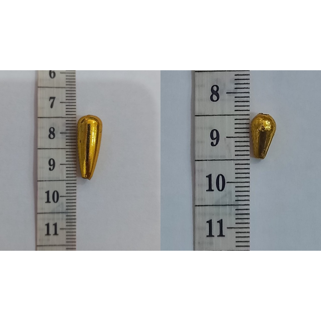 [50 gram] Mote tetes emas 8x20 6x10