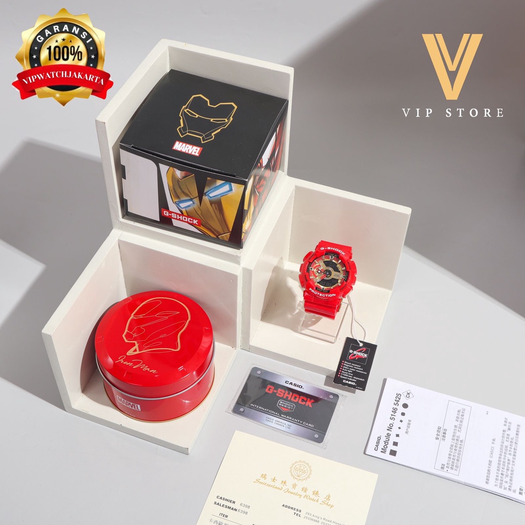 ✅ GARANSI✅  G-Shock Gundam / G-Shock Iron man / G-shock Black Gold / G-Shock x Bape Ga 110 GB