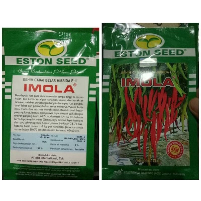 Benih Cabe/Cabai Merah Besar Hibrida F1 IMOLA REBORN 10 gr