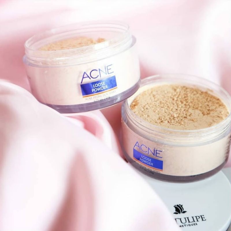 La Tulipe Acne Loose Powder - Natural / Latulipe Bedak Tabur