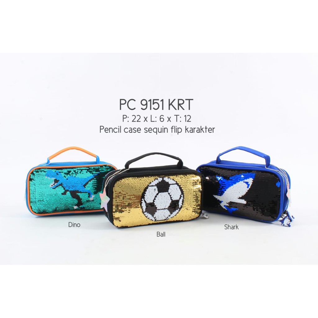 

Pencil Case Sequin Flip Karakter PC 9151 KRT