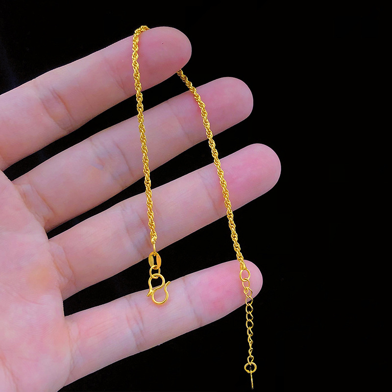 Gelang Perhiasan Gelang Berlapis Emas Berlapis Emas Wanita dalam Stok