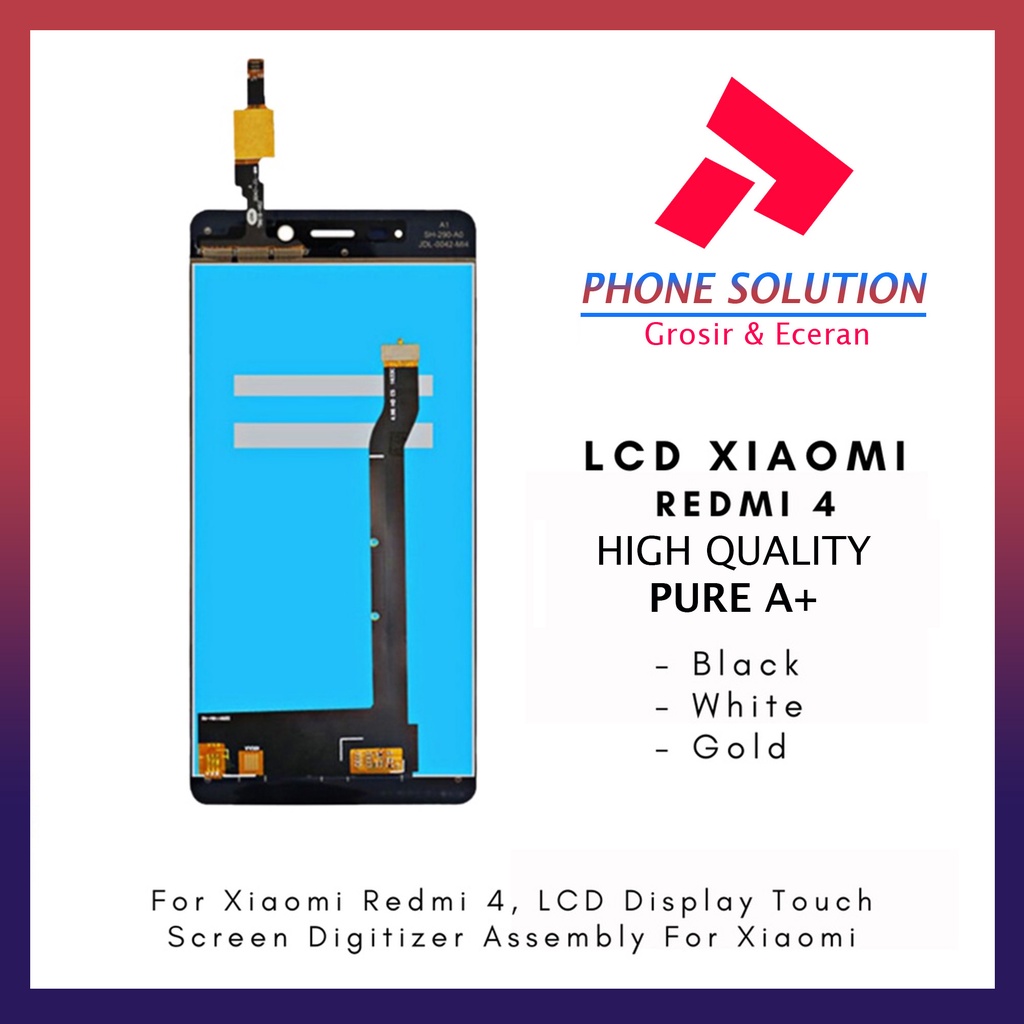 LCD Xiaomi Redmi 4 Fullset Touchscreen // Supplier LCD Xiaomi Redmi - Garansi 1 Bulan