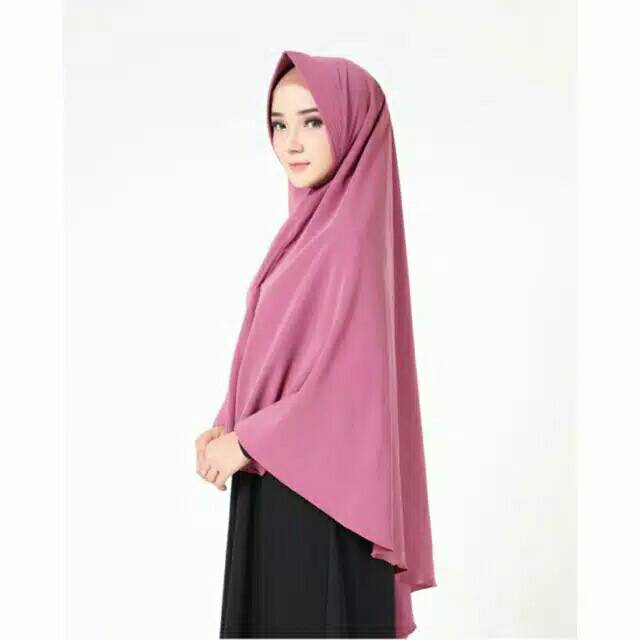 Termurah Khimar Pet Jumbo Jilbab  Wolfis Antem  Kerudung 