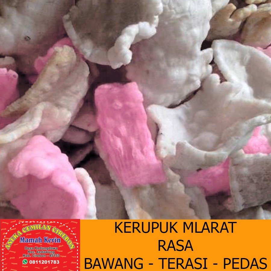 

Krupuk mlarat - Kerupuk melarat - Krupuk cirebon - Krupuk miskin - Kerupuk murah - kerupuk khas Cir
