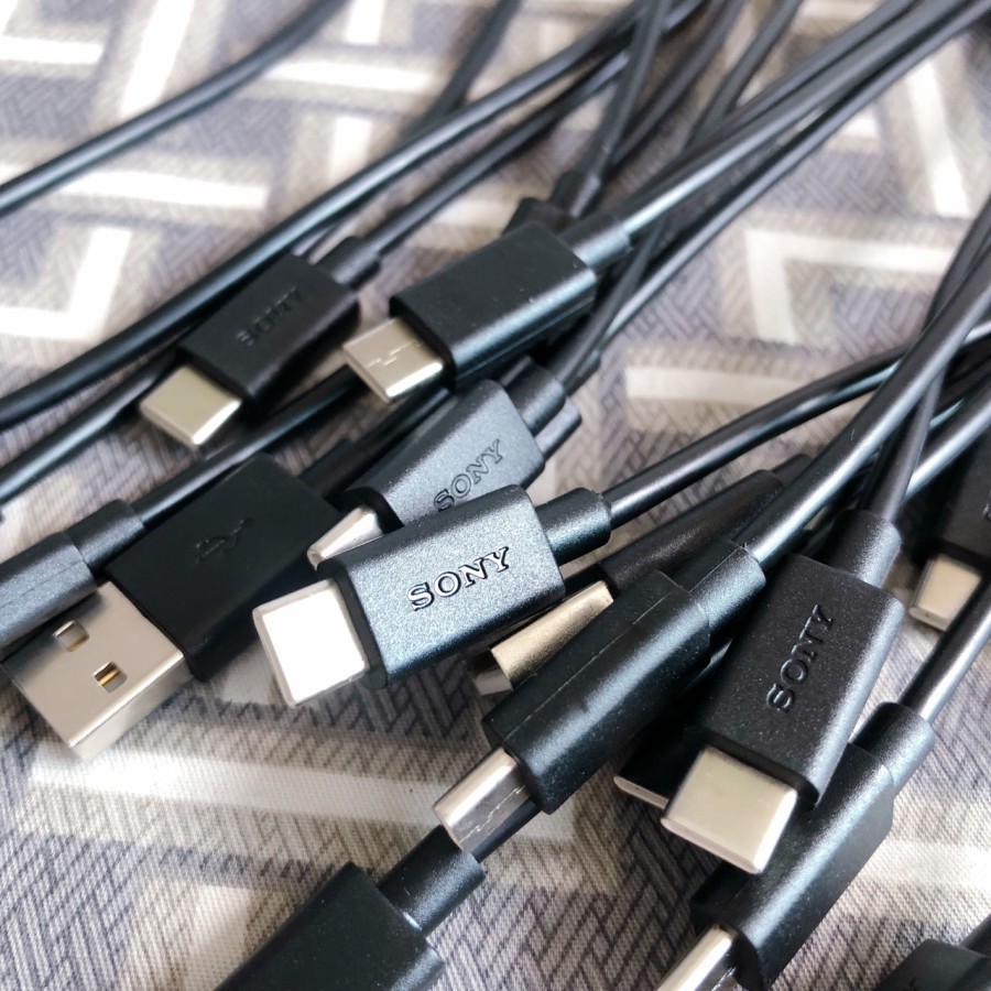 Original Sony Type C Cable USB C 20cm Kabel Data Pendek