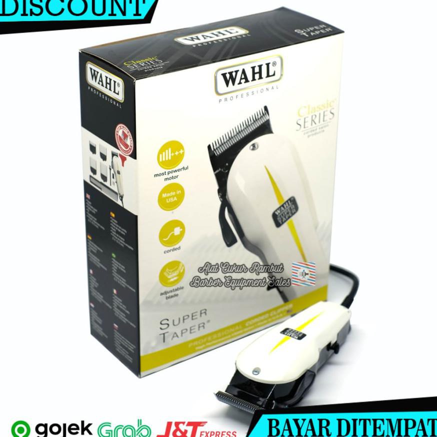(BAYAR DITEMPAT) ALAT CUKUR RAMBUT / MESIN CUKUR RAMBUT / WAHL SUPER TAPER USA ORIGINAL WAHL