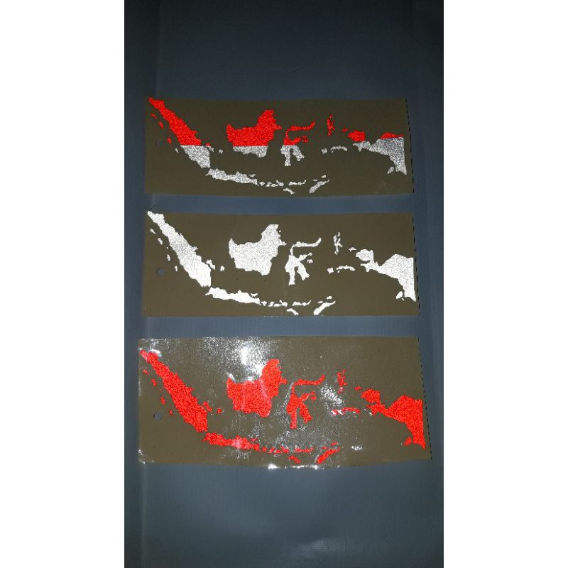 

stiker fospor peta negara indonesia NKRI