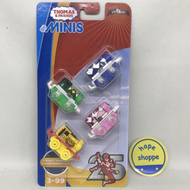 Thomas and Friends Minis Mighty Morphin Power Rangers Special Edition Anniversary 25 Tahun