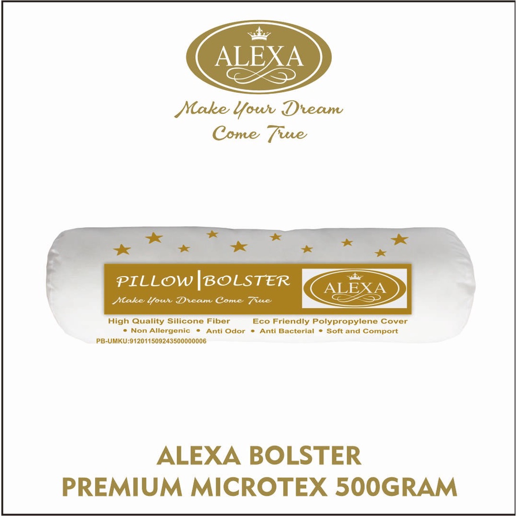 ALEXA Paket 2 bantal &amp; 2 guling Hotel Microtex 500Gram