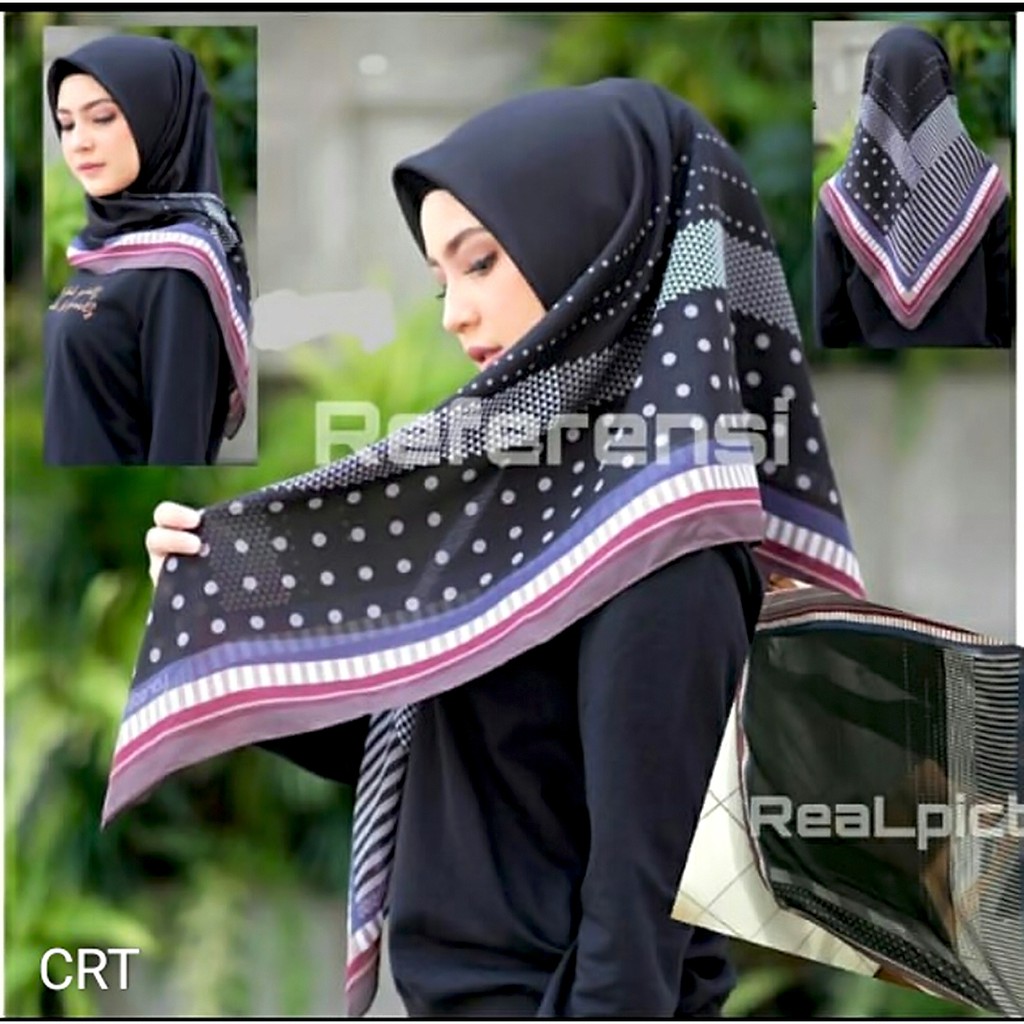 DEENAY KW PREMIUM / HIJAB / KEERUDUNG MOTIF / KERUDUNG SEGIEMPAT / KHIMAR / HIJAB INSTAN / DESKA