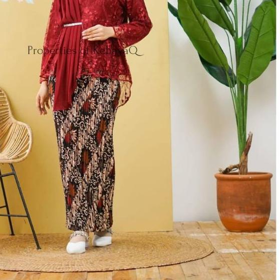 ☪ SETELAN AURORA SELENDANG LILAC/LAVENDER /KEBAYA WARNA UNGU ⅎ