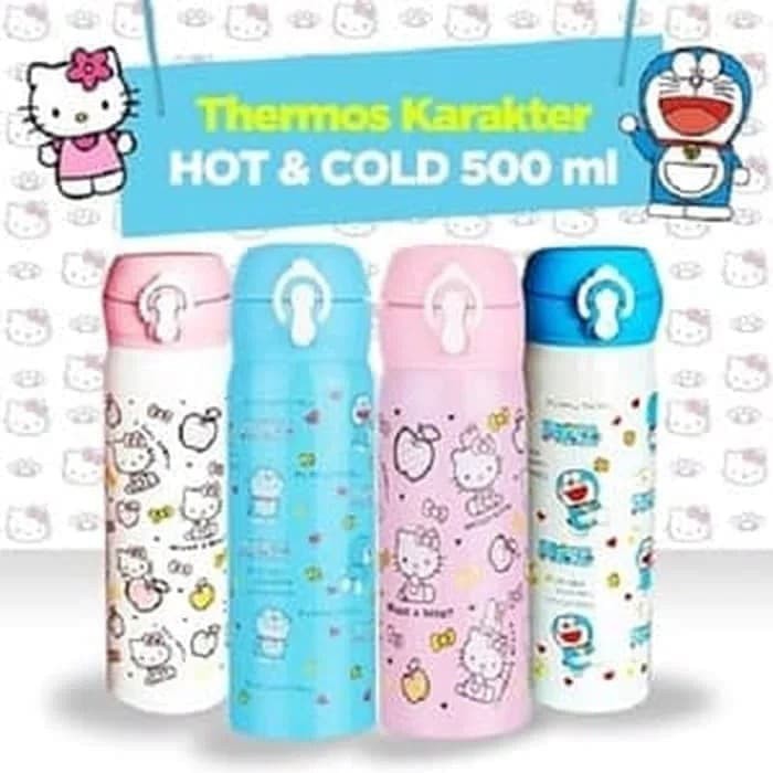 Termos Kancing B304 Vacuum Flask / Botol Air minum 500ML Cold &amp; Hot