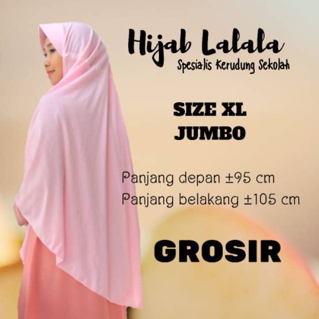 Hijab JILBAB Syari Bahan Kaos PE