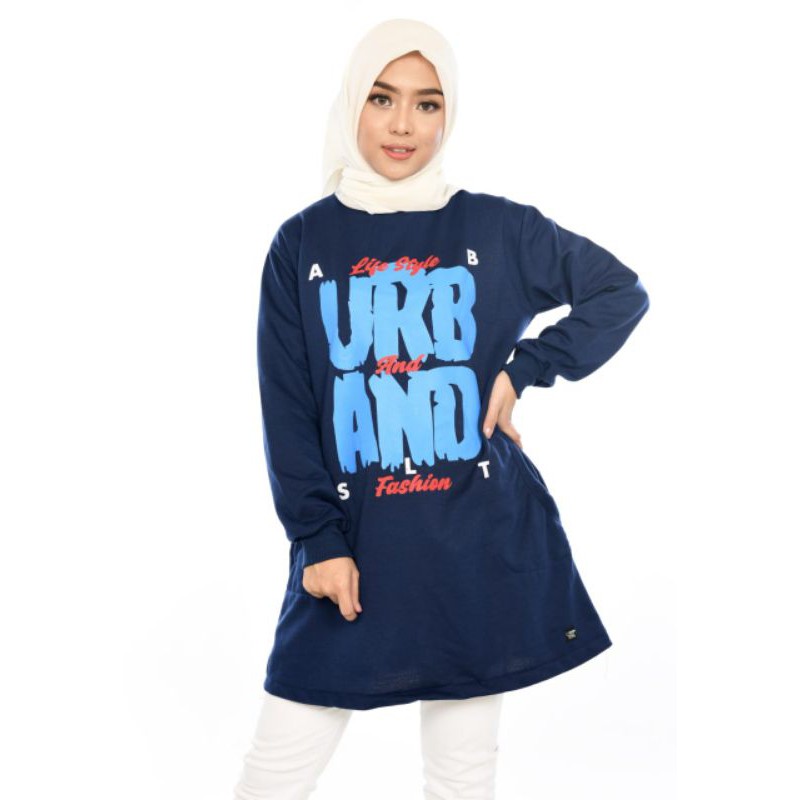 X-Urband Sweater Wanita Thalia Tunik / Sweater Tunik Wanita A122