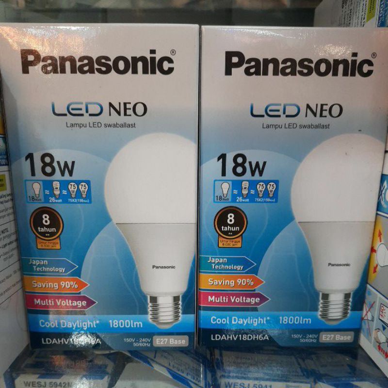 Lampu Led Neo Panasonic 18 watt putih