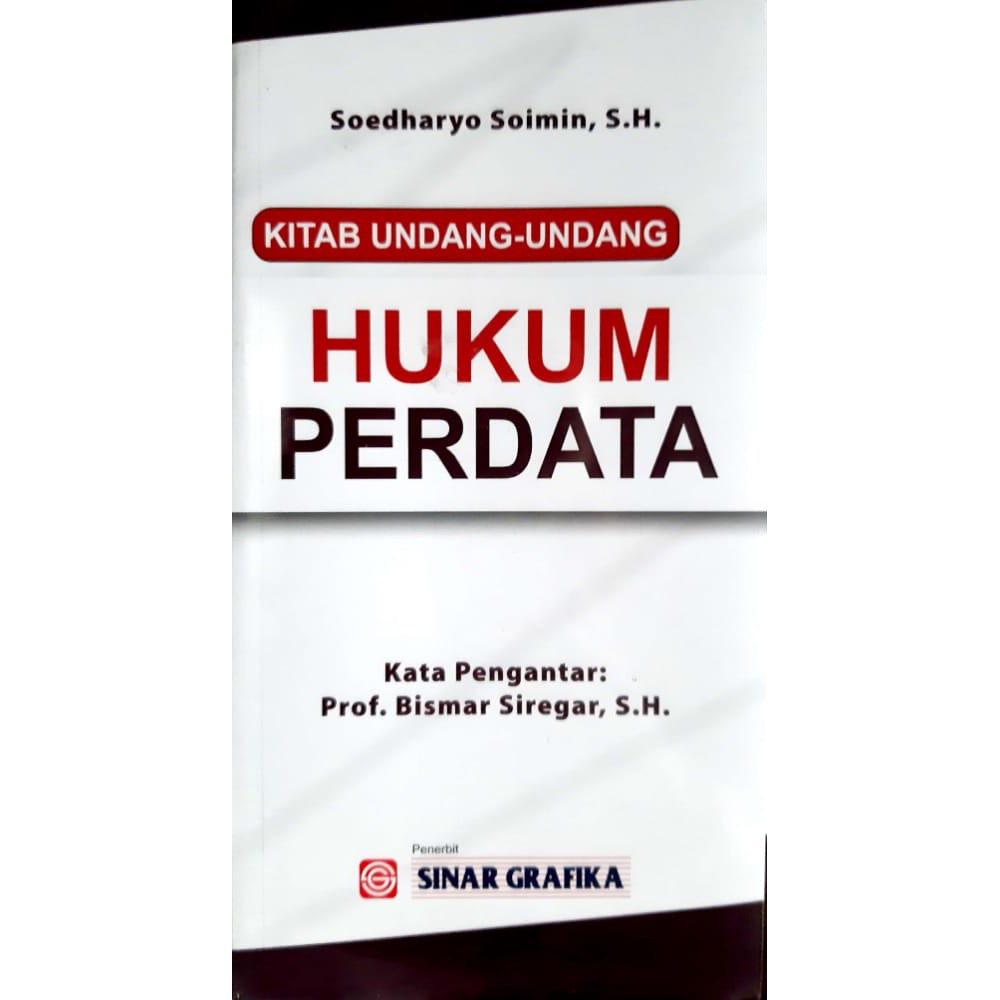 KUHPERDATA, Soedharyo Soimin (BUKU ORIGINAL)