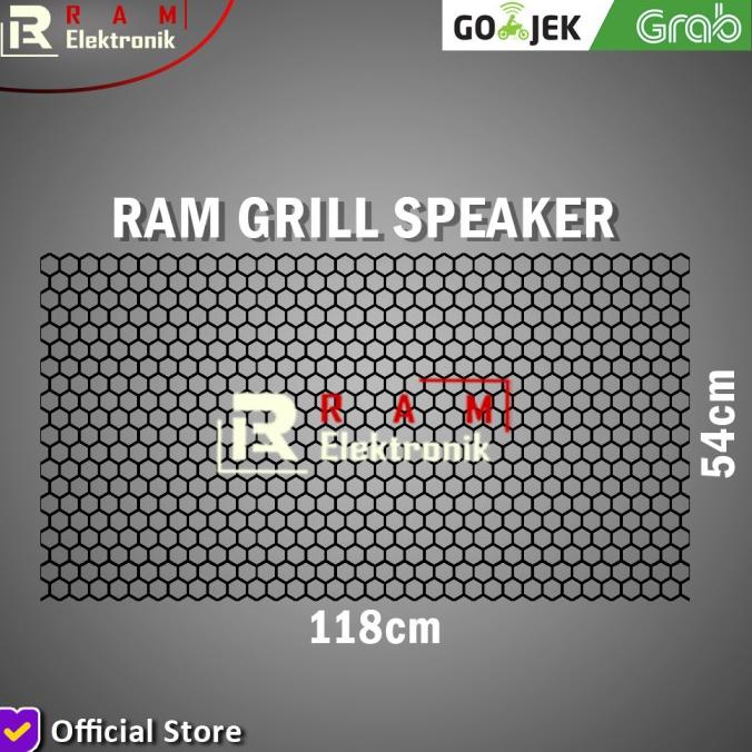 Promo Ram Grill Speaker 54 X 118 Hitam Import