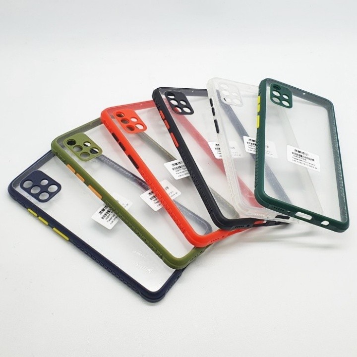 SAMSUNG S20 FE A31 A51 CASE UME MIQILIN ORIGINAL HARDCASE COVER TPU CASING BENING + PROTECTH CAMERA