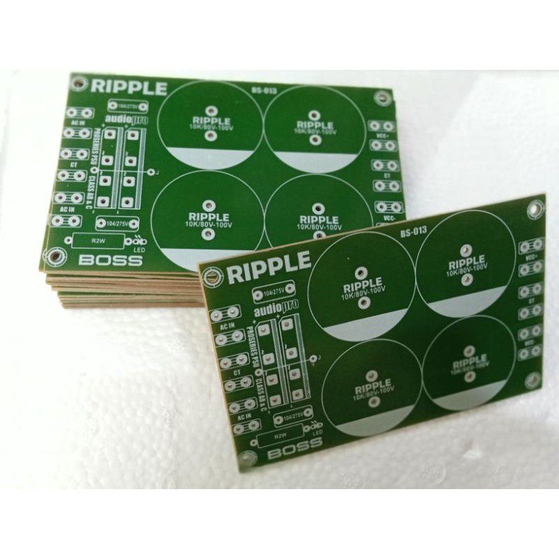 PCB PSU 4 ELCO,FULL INDIKATOR,FOR POWER AMPLIFIER