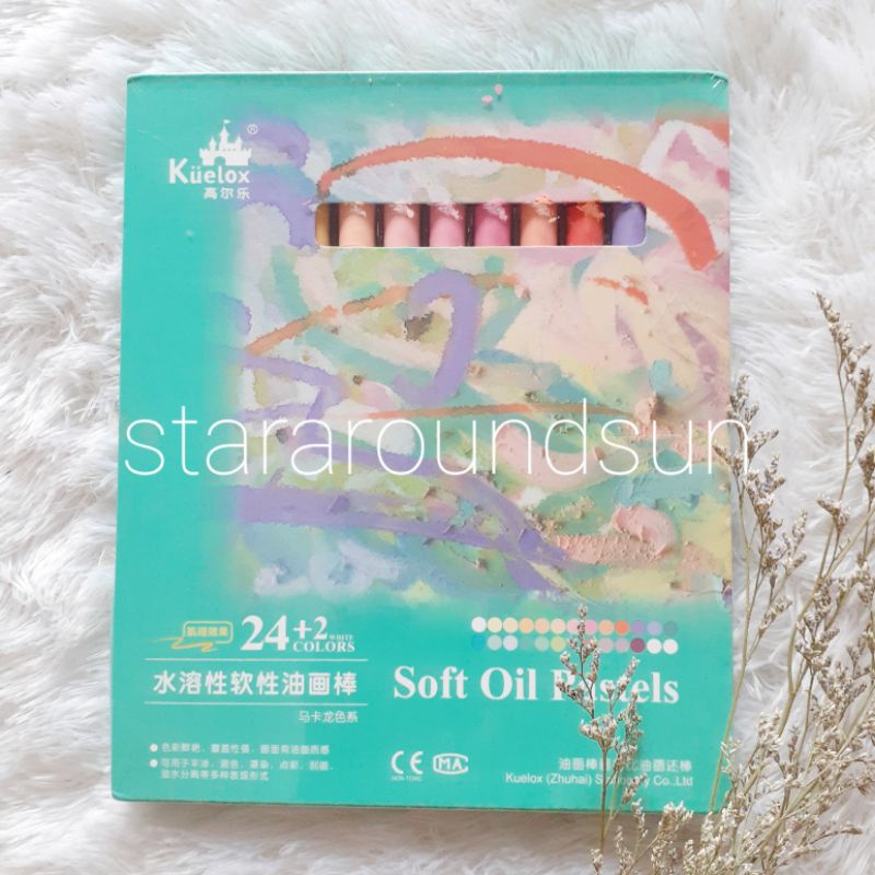 

KUELOX SOFT OIL PASTEL + BONUS 1 sheet oil pastel paper