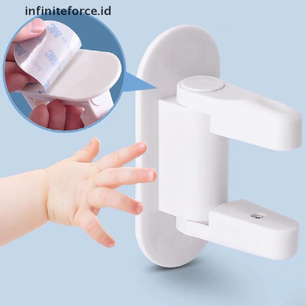 (Infiniteforce.Id) Kunci Pengaman Level Pintu Untuk Melindungi Bayi / Anak