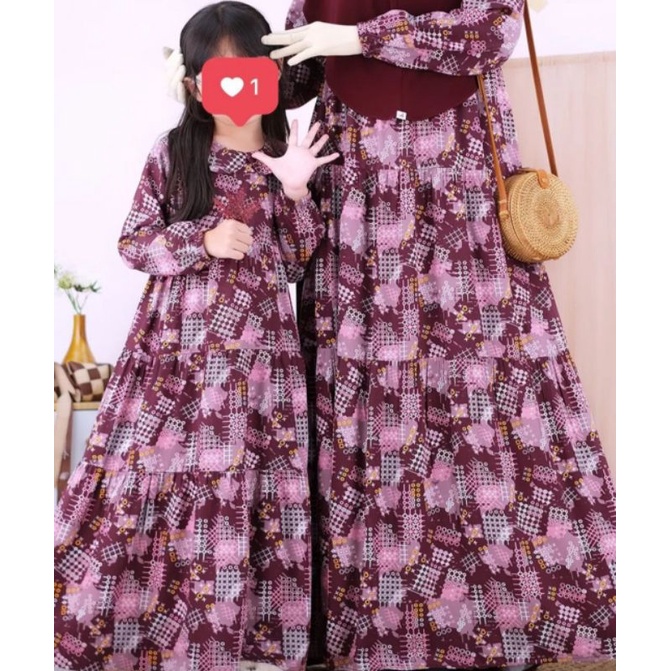 PRELOVED ATELIER ANGELINA BUNDLING WILDFLOWER XOXO MAROON