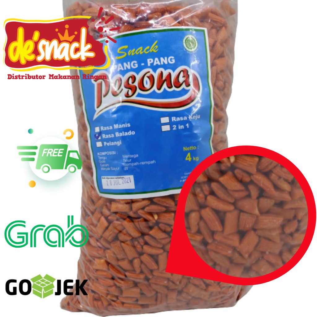 

Distributor/Grosir/Snack/Cemilan/PANG PANG BALADO Merk PESONA