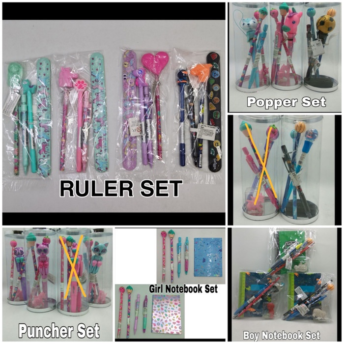 

(TERLARIS) READY Smiggle Paket Alat Tulis Original / Smiggle Set Stationary of 6