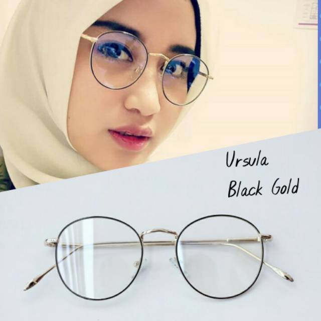 Frame Kacamata Wanita, Kaca mata Anti Radiasi, Kacamata Minus, Kaca mata Korea, Kacamata Bulat &amp; New