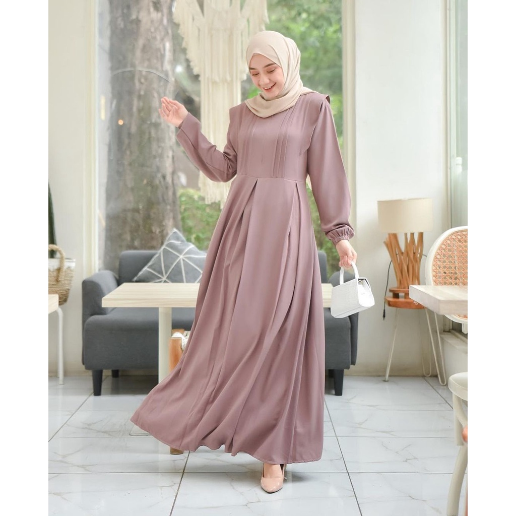 TANISHA DRESS SYIRAASWARDROBE  GAMIS  WANITA BUSUI