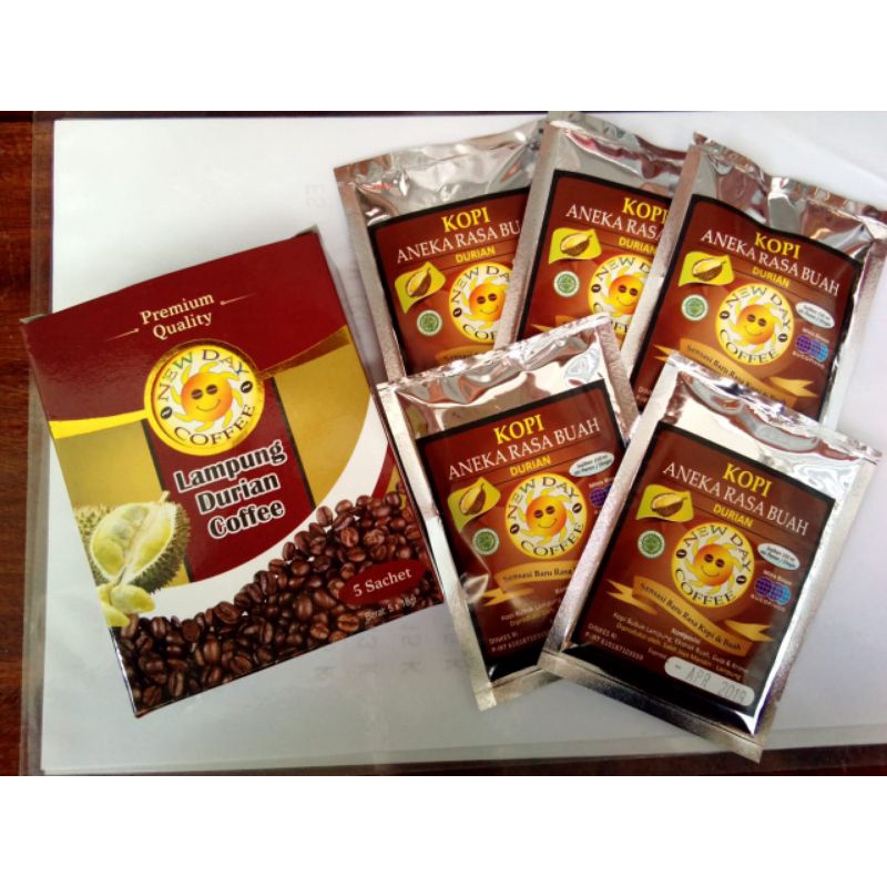 

Kopi durian new day paket 5 kotak (reseler)