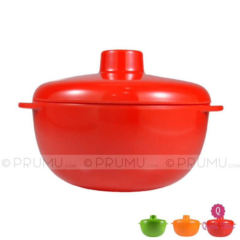 Mangkok Melamin Tutup Merah 1 Pieces Murah