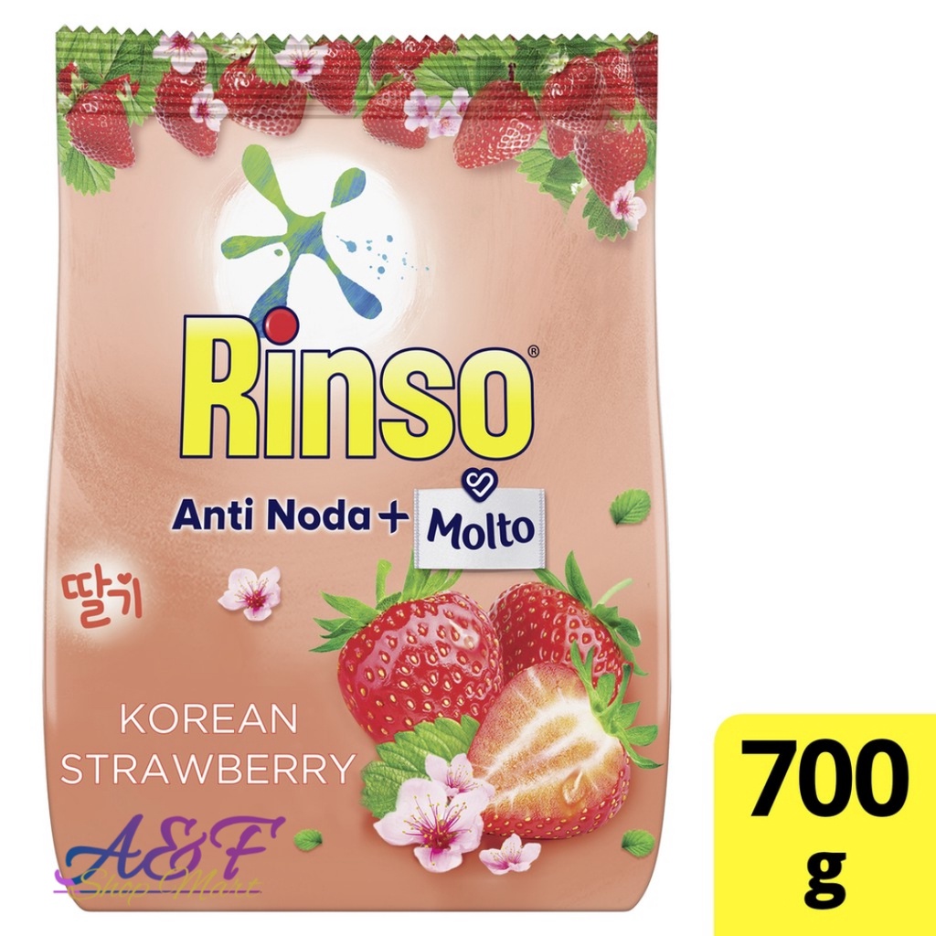 Rinso Molto Korean Strawberry 700 gr - Detergen Bubuk